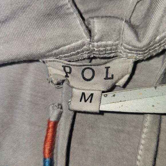 Pol Grey Whimseygoth Lace Boho Statement Sleeve Feminine Bell Sleeve Tunic top M - Picture 10 of 13